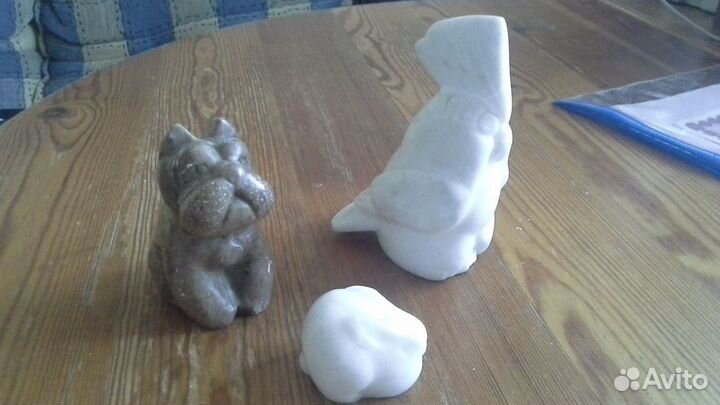 Подсвечник из натурального камня фигурки из камня