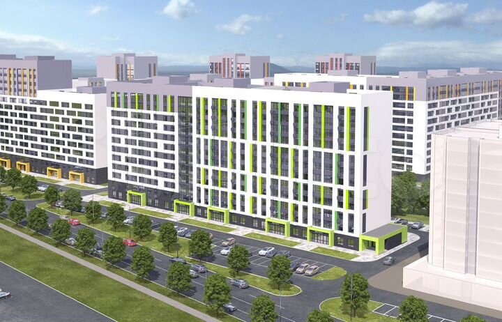 2-к. квартира, 40,9 м², 2/12 эт.