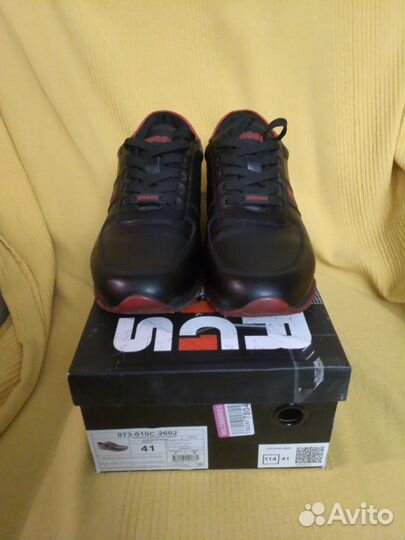 Мужские кожаные кроссовки briggs