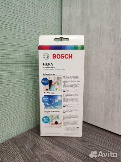 Фильтр для пылесоса bosch