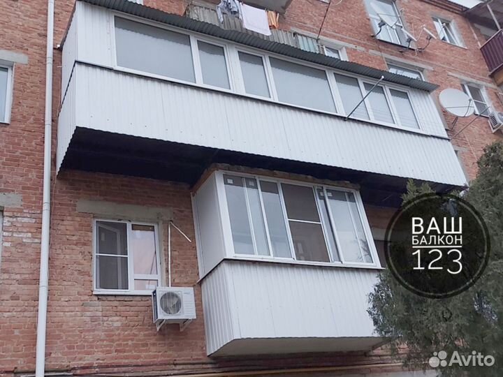 Остекление балконов и лоджий под ключ