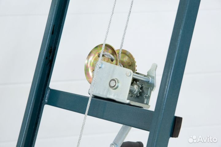 Тележка с лебёдкой и платформой