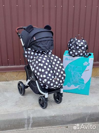 Коляска прогулочная baballo 2024 (Микки на белом)