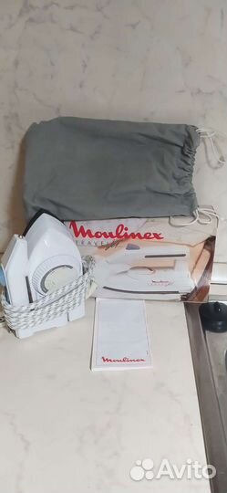 Утюг новый moulinex. дорожный