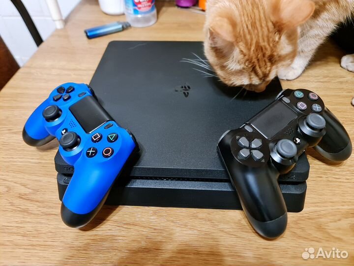 Sony playstation 4 slim 1tb с играми