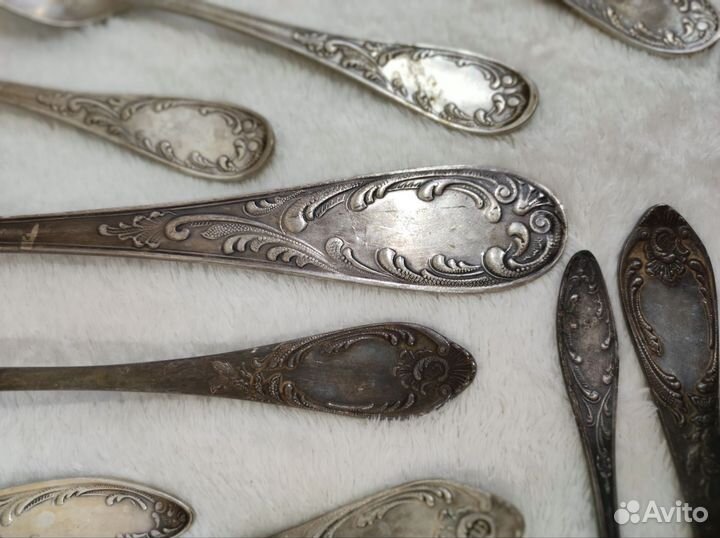 Мельхиоровые столовые приборы СССР