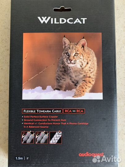 Фонокабель AudioQuest Tonearm Wildcat (1,5 м)
