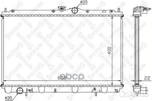 Радиатор Mitsubishi Carisma 1.6/1.8 95 Mitsubishi