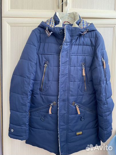Мужская зимняя куртка парка 46 размер