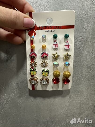 Серьги детские