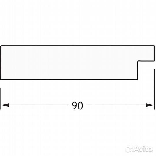 Зеркало Evoform Definite 160х80 BY 3345 в багетно