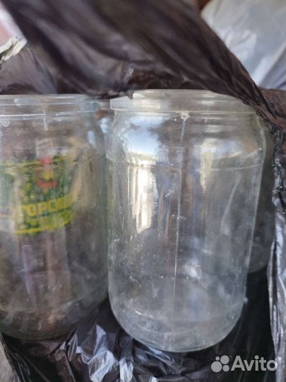 Банки стеклянные 3 литра 700 литров
