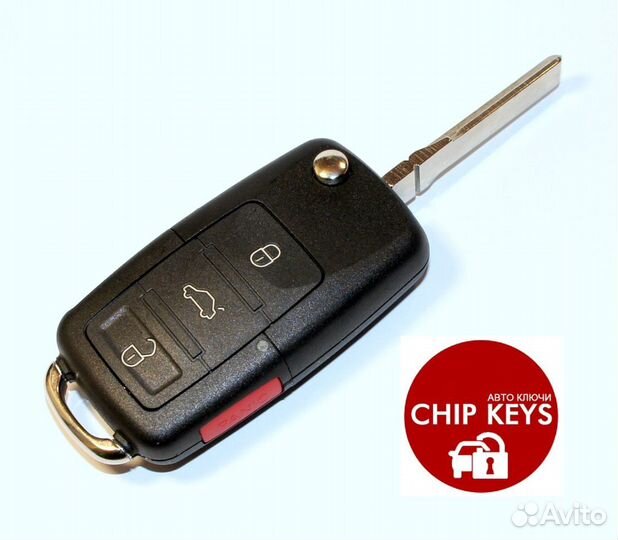 Ключ Фольксваген / Volkswagen, 1J0 959 753 DC