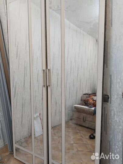 Двери для шкафа купе с зеркалом бу