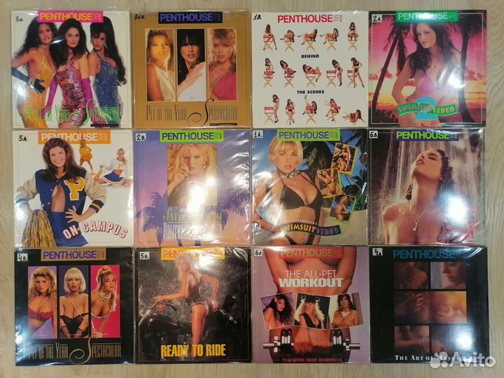 LD видео диски Penthouse Playboy