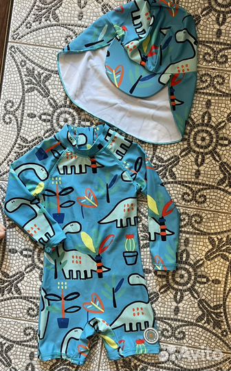 Купальный костюм детский комбинезон купальник