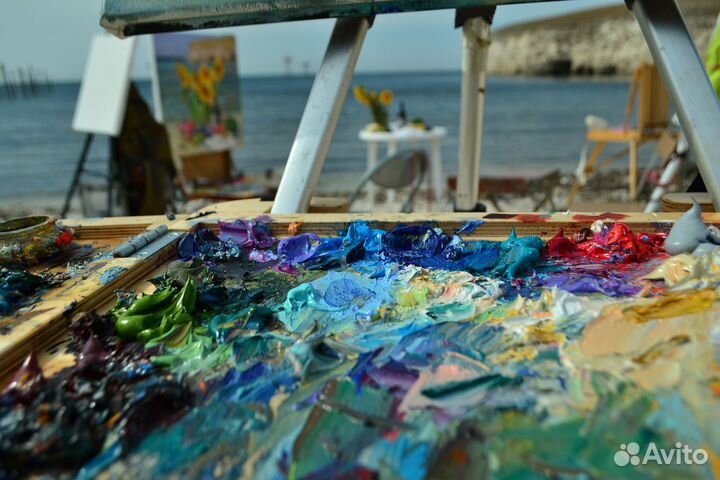 56 Тарханкут. Натюрморт с вином и фруктами