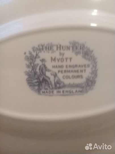 Антикварный англиский набор пасуды 30 предметов