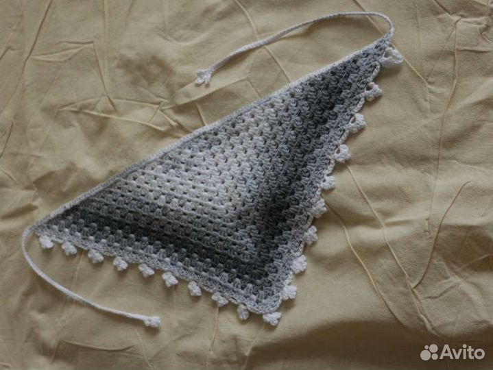 Вязаная косынка