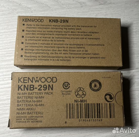 Аккамулятор Kenwood KNB-29N