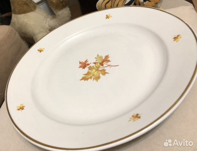 Блюдо фарфор дулево