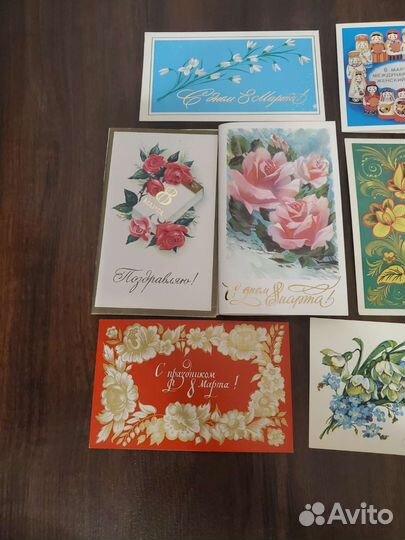 Советские открытки. 8 марта