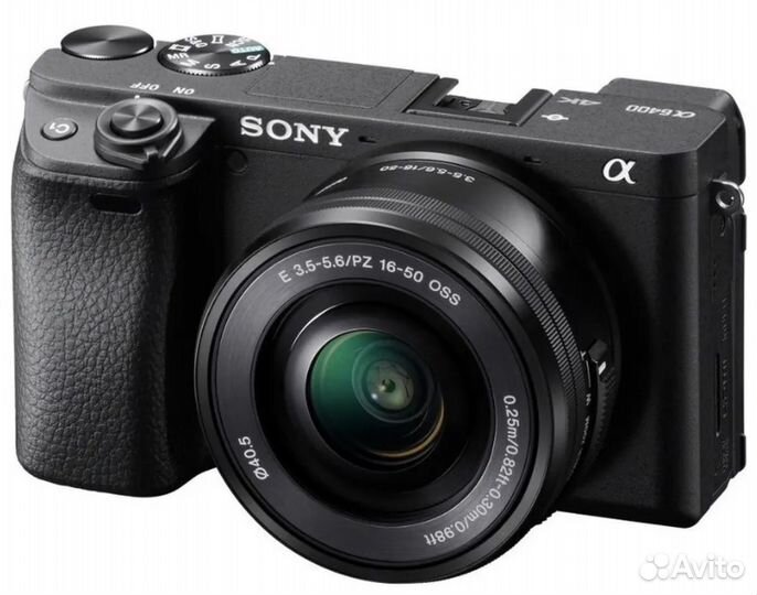 Фотоаппарат Sony Alpha 6400 + объектив для стрима