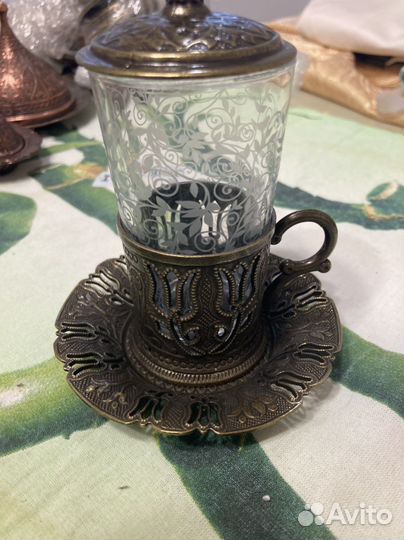 Чайный сервиз с узором. Турция