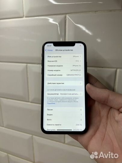 iPhone Xs, 256 ГБ