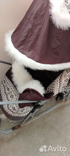 Детские санки с колесами