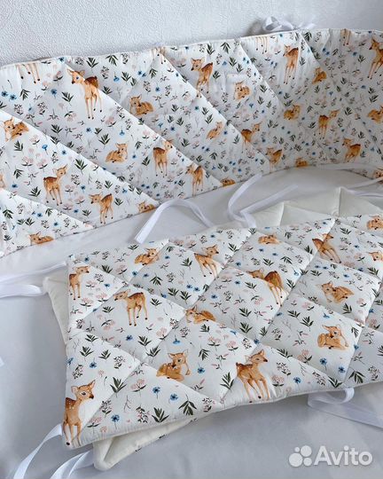 Бортики в детскую кроватку новые