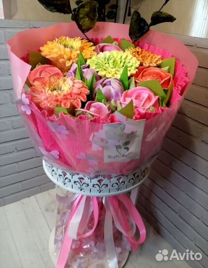 Букеты и композиции из зефира и другие сладости