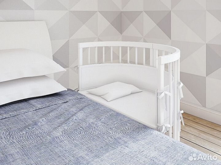 Овальная кроватка для новорожденных Giovanni