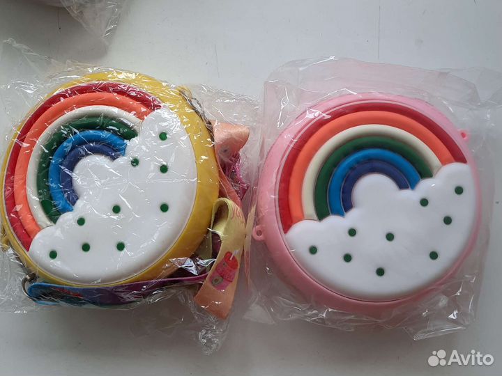 Детская силиконовая сумочка кошелёк