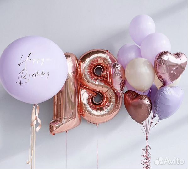 Воздушные шары для девушки