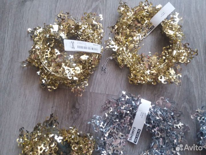 Новогодняя лента-проволока гнущаяся (Икеа, Икеа)