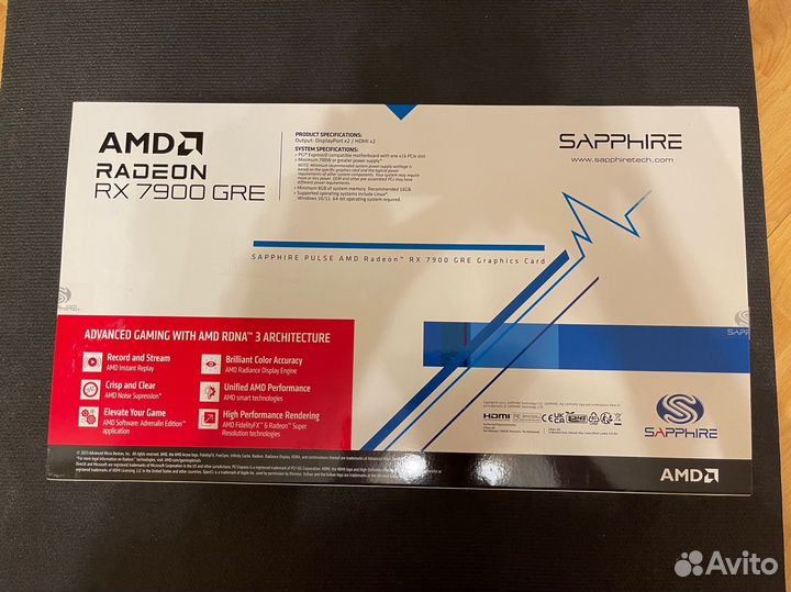 Видеокарта Sapphire AMD Radeon RX 7900 GRE