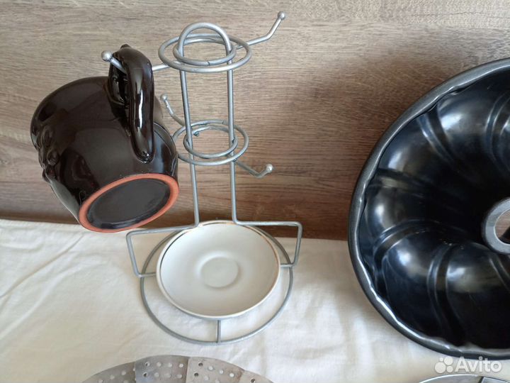 Кухонная утварь СССР пароварка, половник, сито