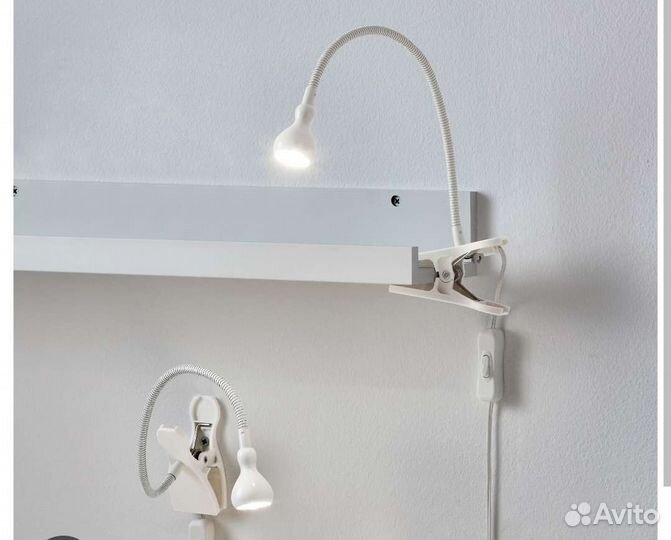 Лампы на прищепке IKEA