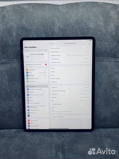 iPad Pro 12.9 (4gen) 512Gb WiFi+Cell Gray рст 2026