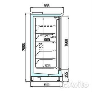 Горка низкотемпературная arneg brema-5 3P AL