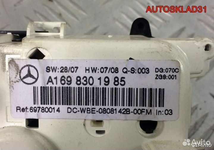 Блок климата Mercedes Benz W169 A1698301985