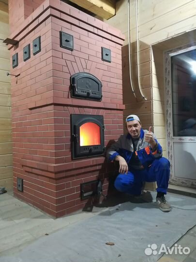 Установка и монтаж печей каминов