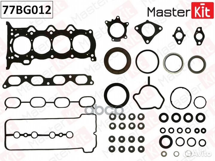 Комплект прокладок двигателя 77BG012 MasterKit