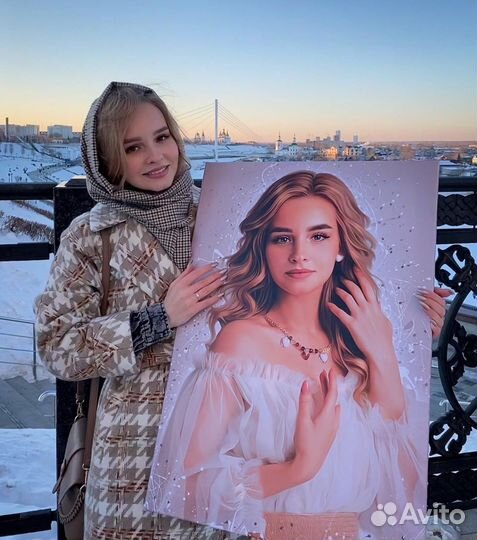 Портрет на заказ по фото / картина маслом