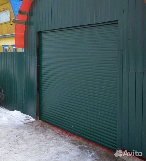 Роллетные ворота для гаража, дома новые любой тип