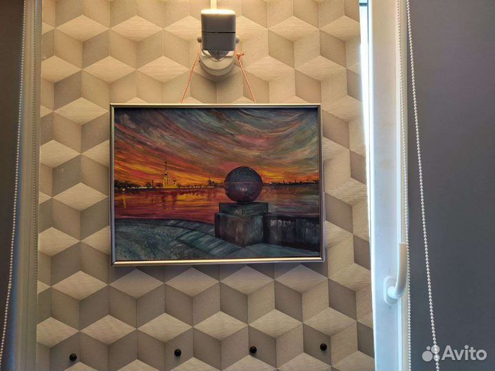 Пейзаж картина Санкт-Петербург Петропавловская