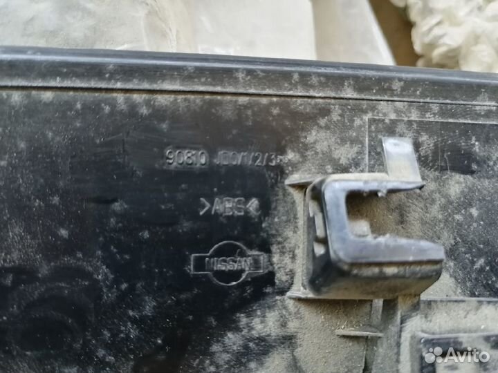 Диафрагма задняя накладка люка nissan qashqai 1