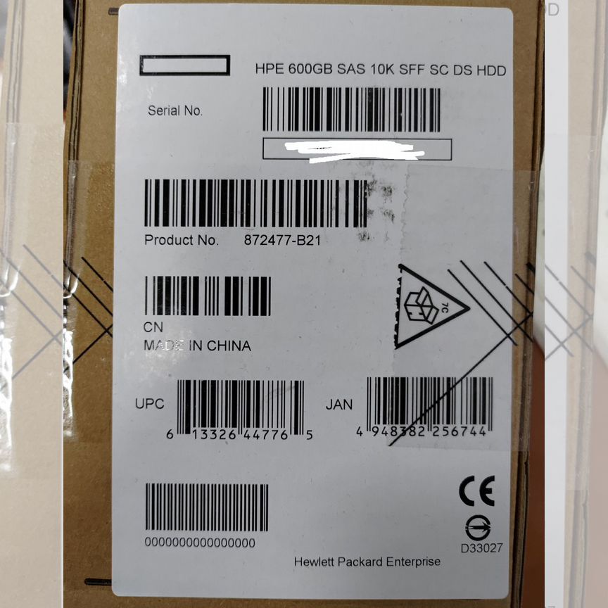 [872477-B21/872736-001] Жесткий Диск Hp 600gb