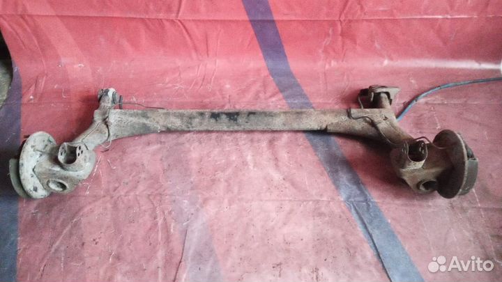 Задняя балка без барабанов ваз 2112